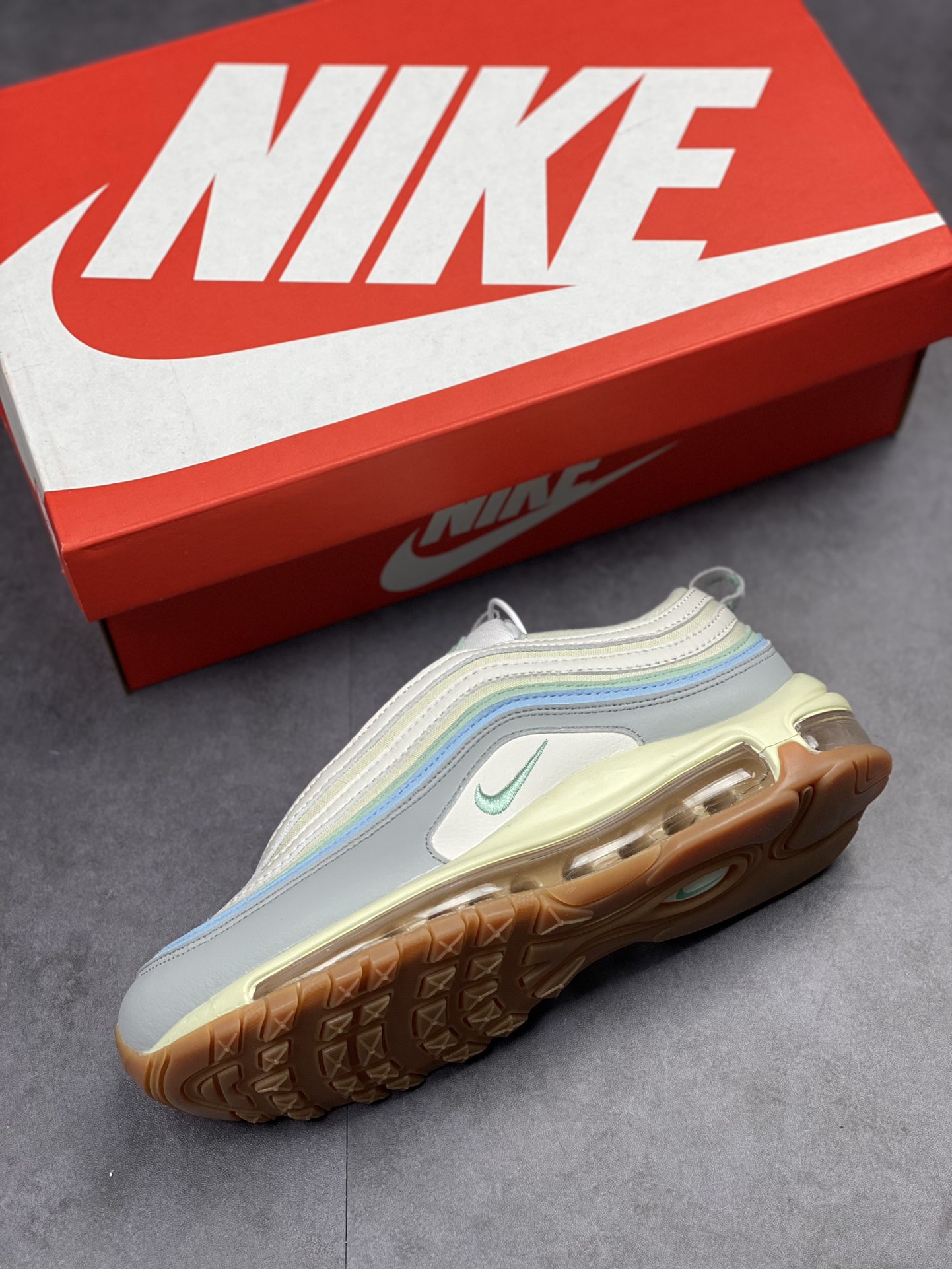 230 渠道订单NK Air Max 97 浅灰仙蓝绿 DX5766-131