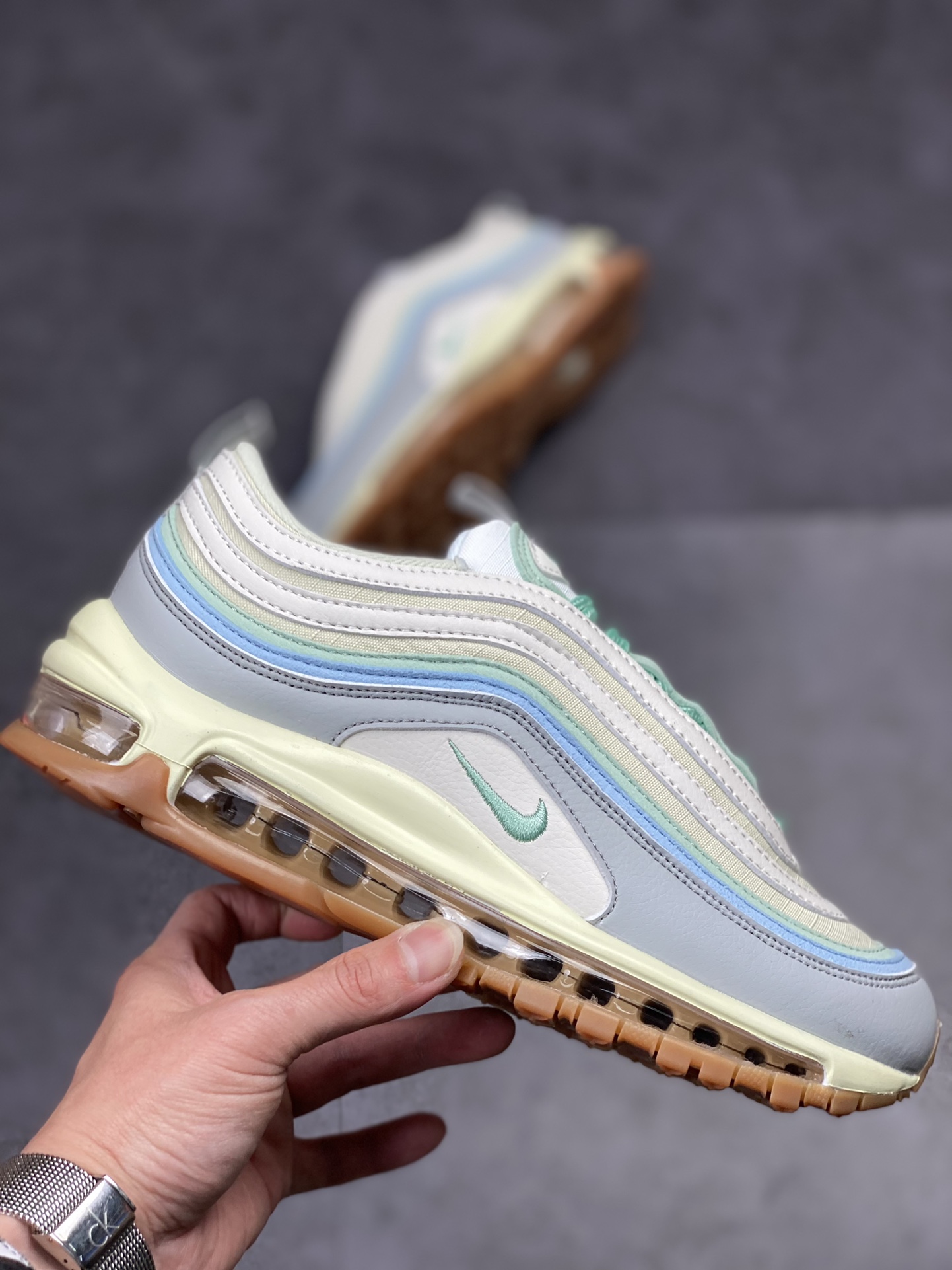 230 渠道订单NK Air Max 97 浅灰仙蓝绿 DX5766-131
