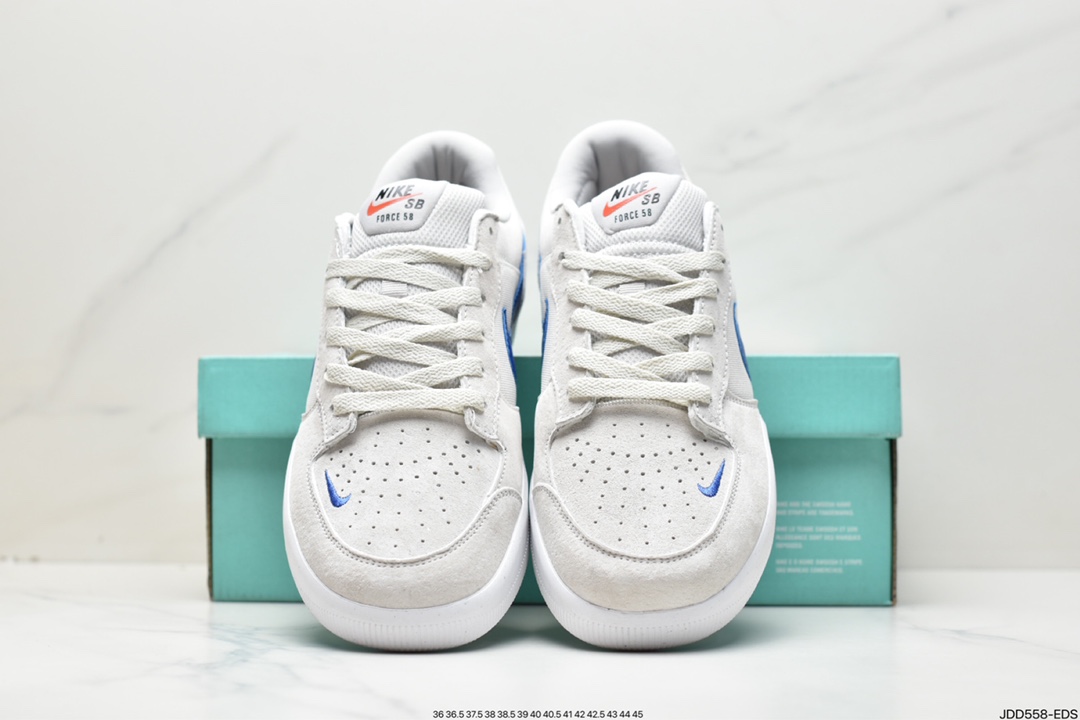 Nike SB Forcce 58 灰蓝复古休闲男女板鞋 CZ2959-007