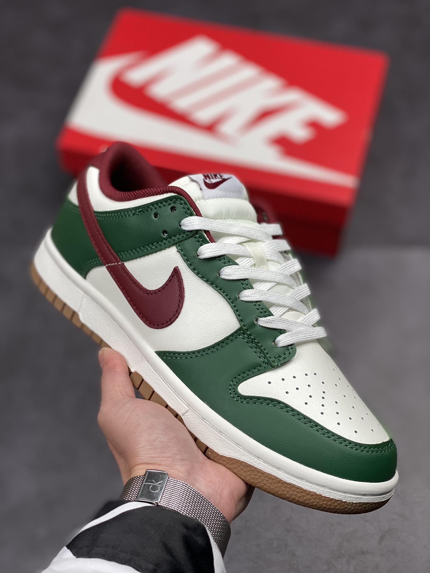 260 Nike SB Dunk Low ”Gorge Green”白绿拼接 FB7160-161