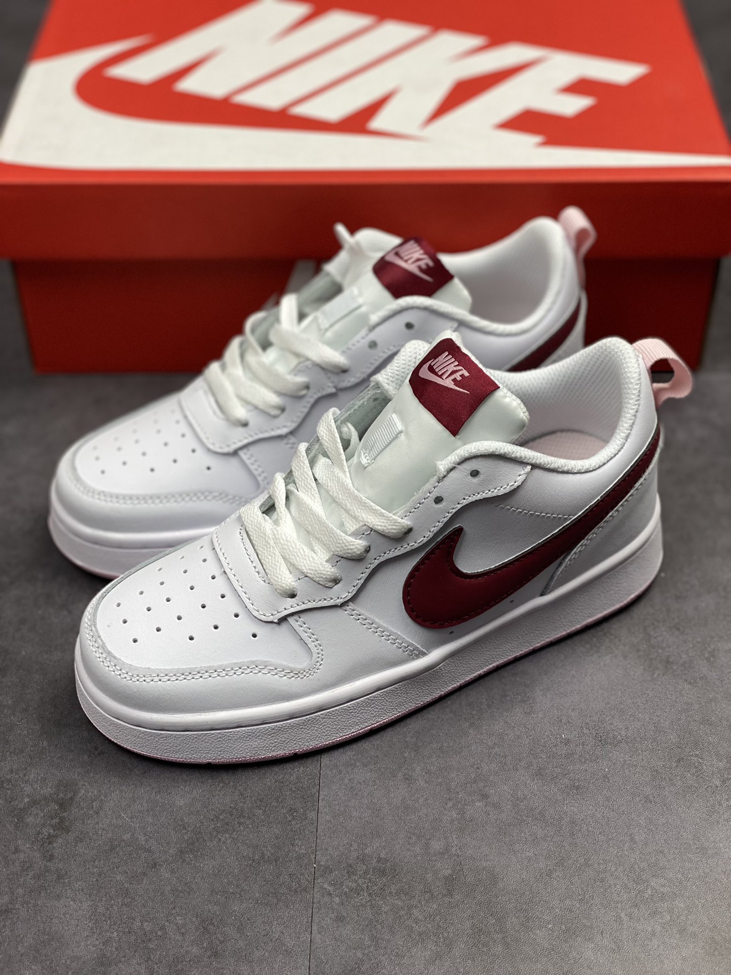 200 独家开发 芯片版 韩国原单 Nike Court Borough Low 2 FP 独家全头层版本 BQ5448-120