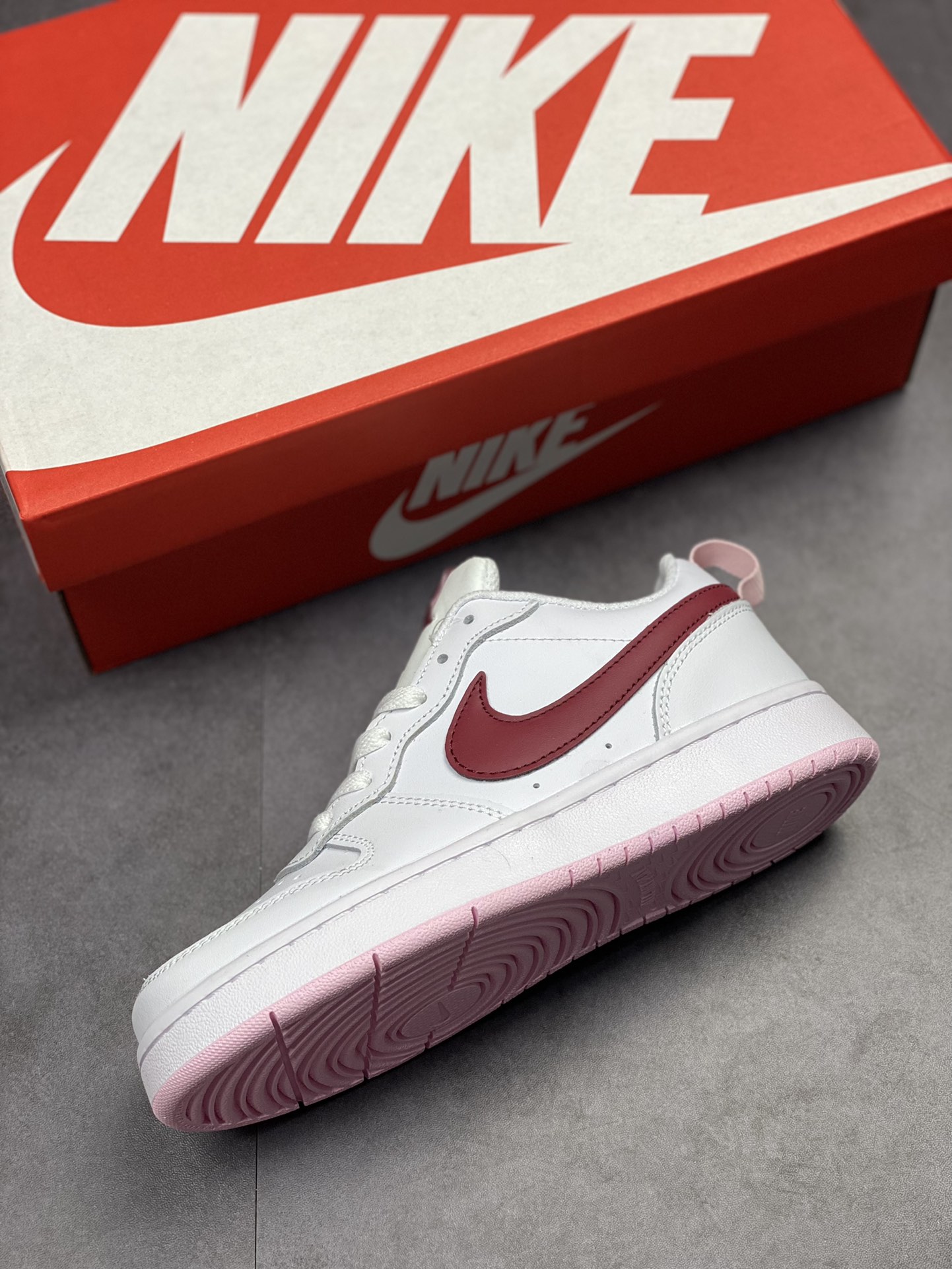 200 独家开发 芯片版 韩国原单 Nike Court Borough Low 2 FP 独家全头层版本 BQ5448-120