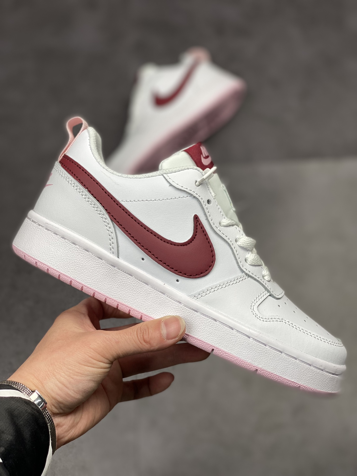 200 独家开发 芯片版 韩国原单 Nike Court Borough Low 2 FP 独家全头层版本 BQ5448-120