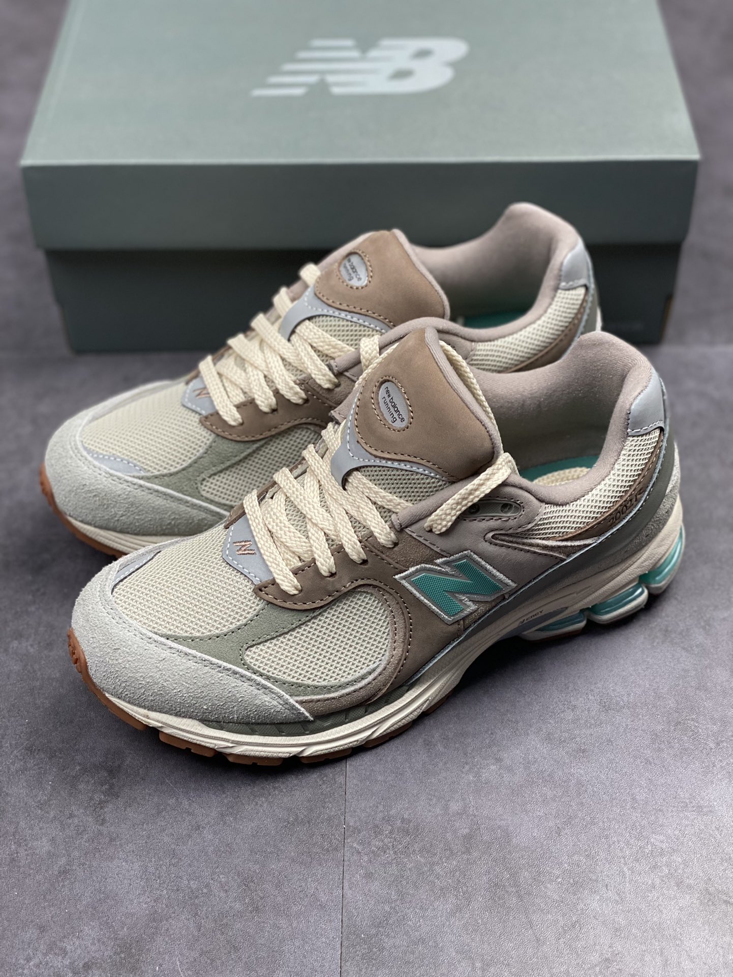 New Balance Refined Future Classic Beige Brown Green 2002 Series M2002RAM