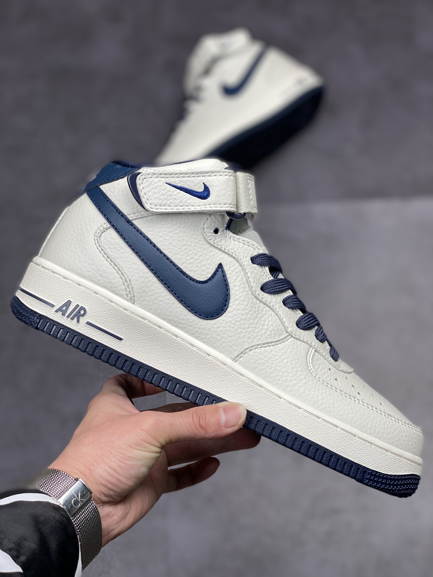 250 Nike Air Force 1 Mid 07 米深蓝 PA0920-508
