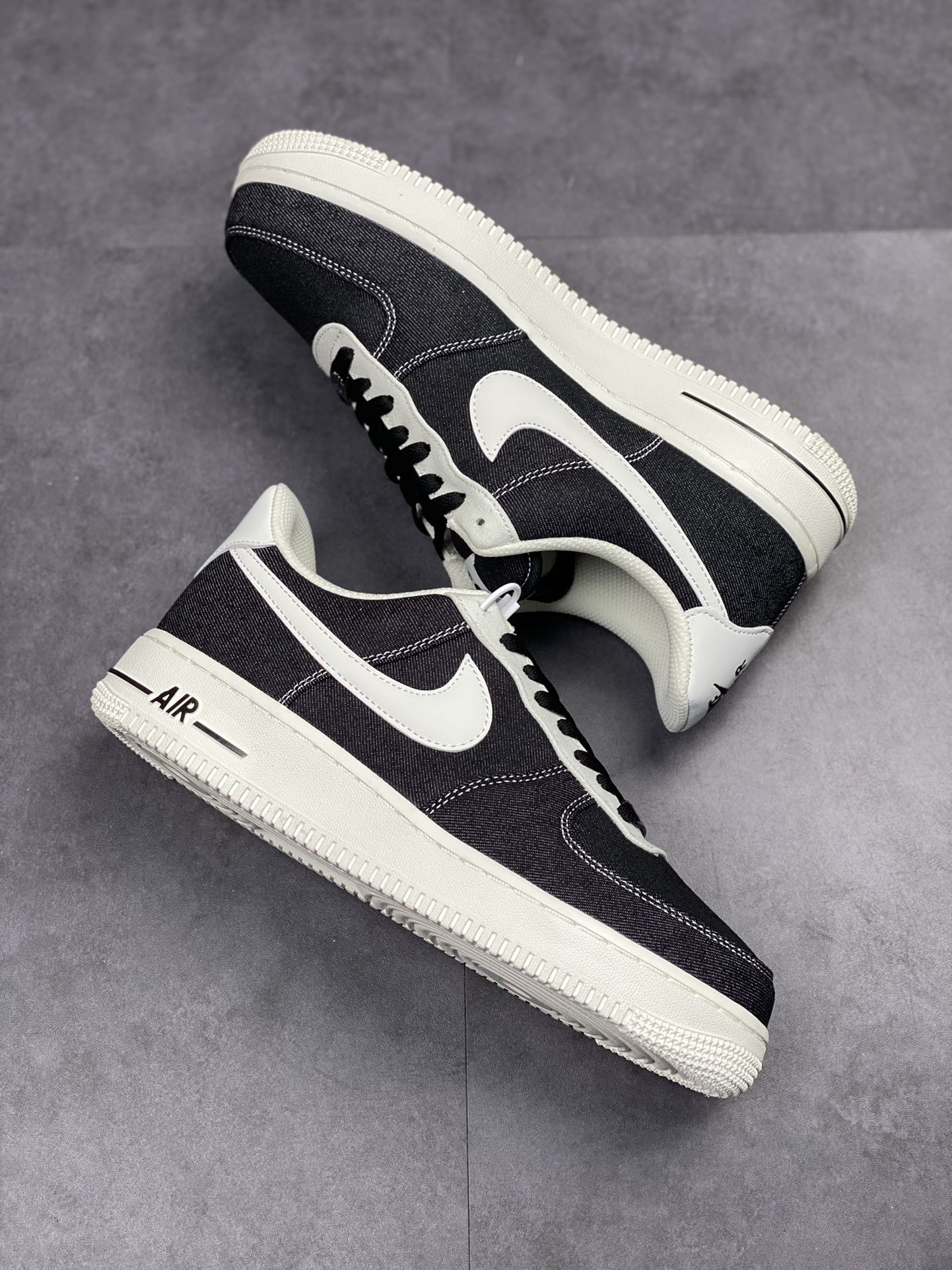 180 Nike Air Force 1 Low 07 牛仔黑 DG2296-001