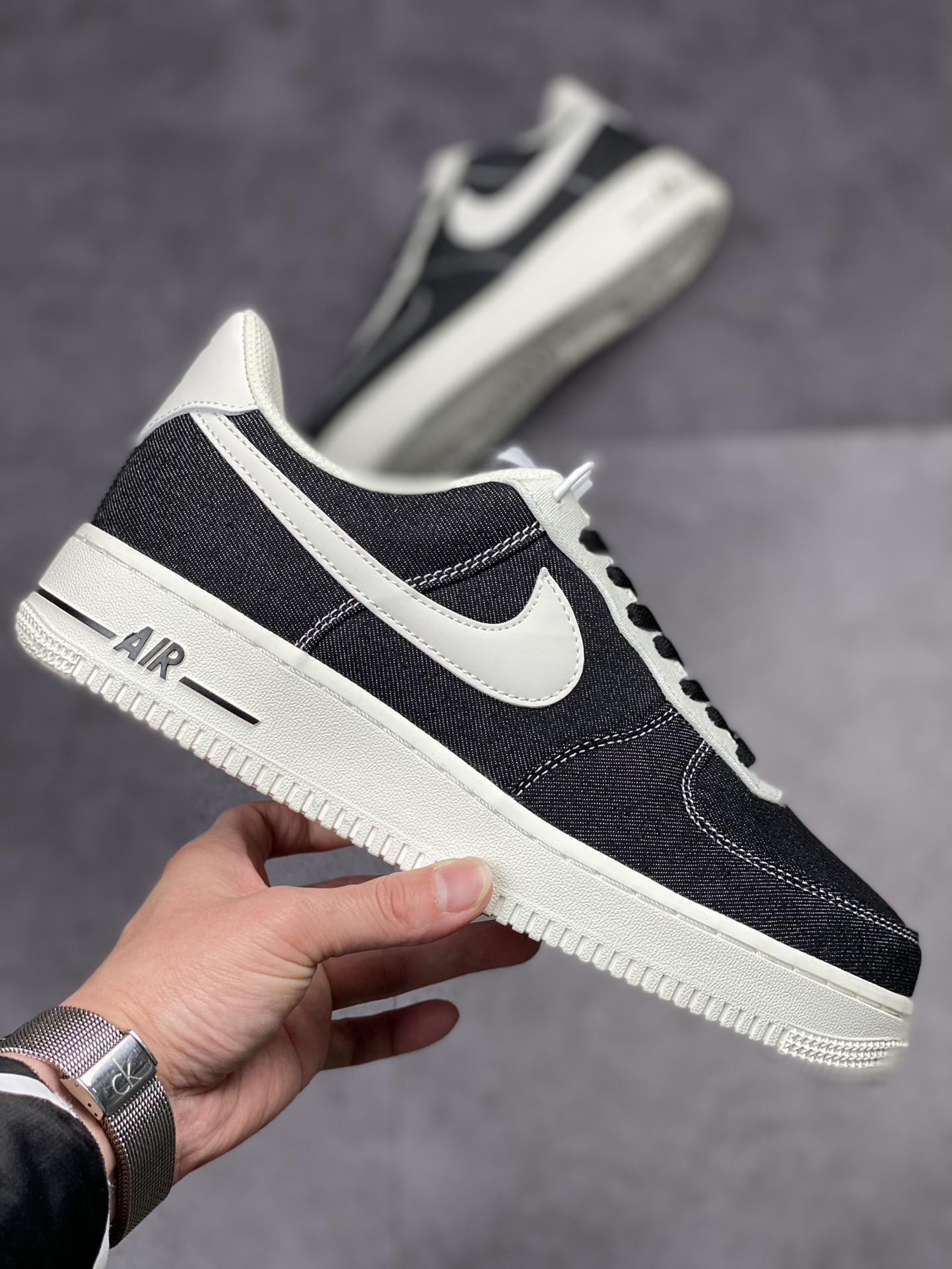 180 Nike Air Force 1 Low 07 牛仔黑 DG2296-001