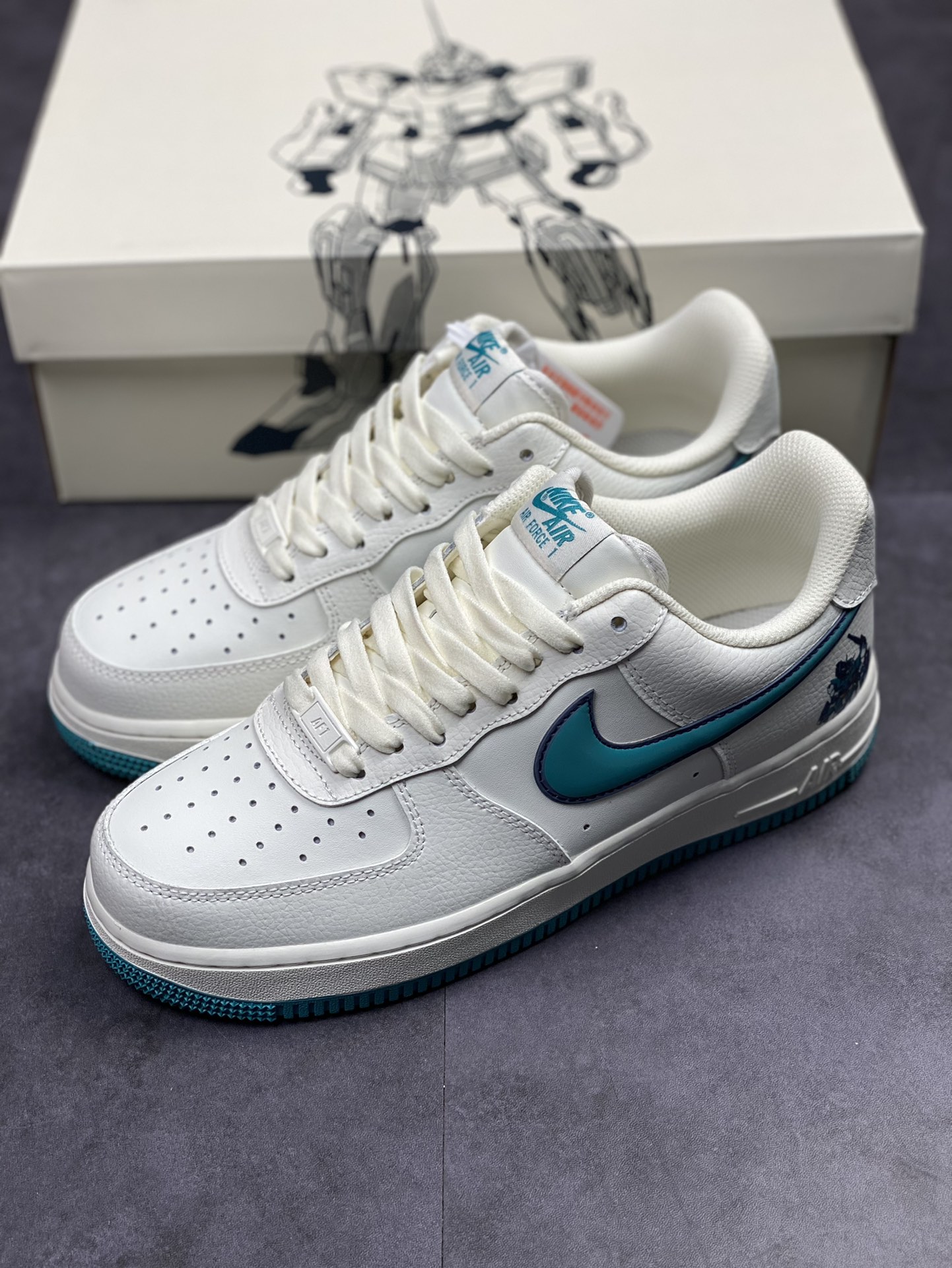 210 Nike Air Force 1 Low 07 机甲白绿 KK1256-659