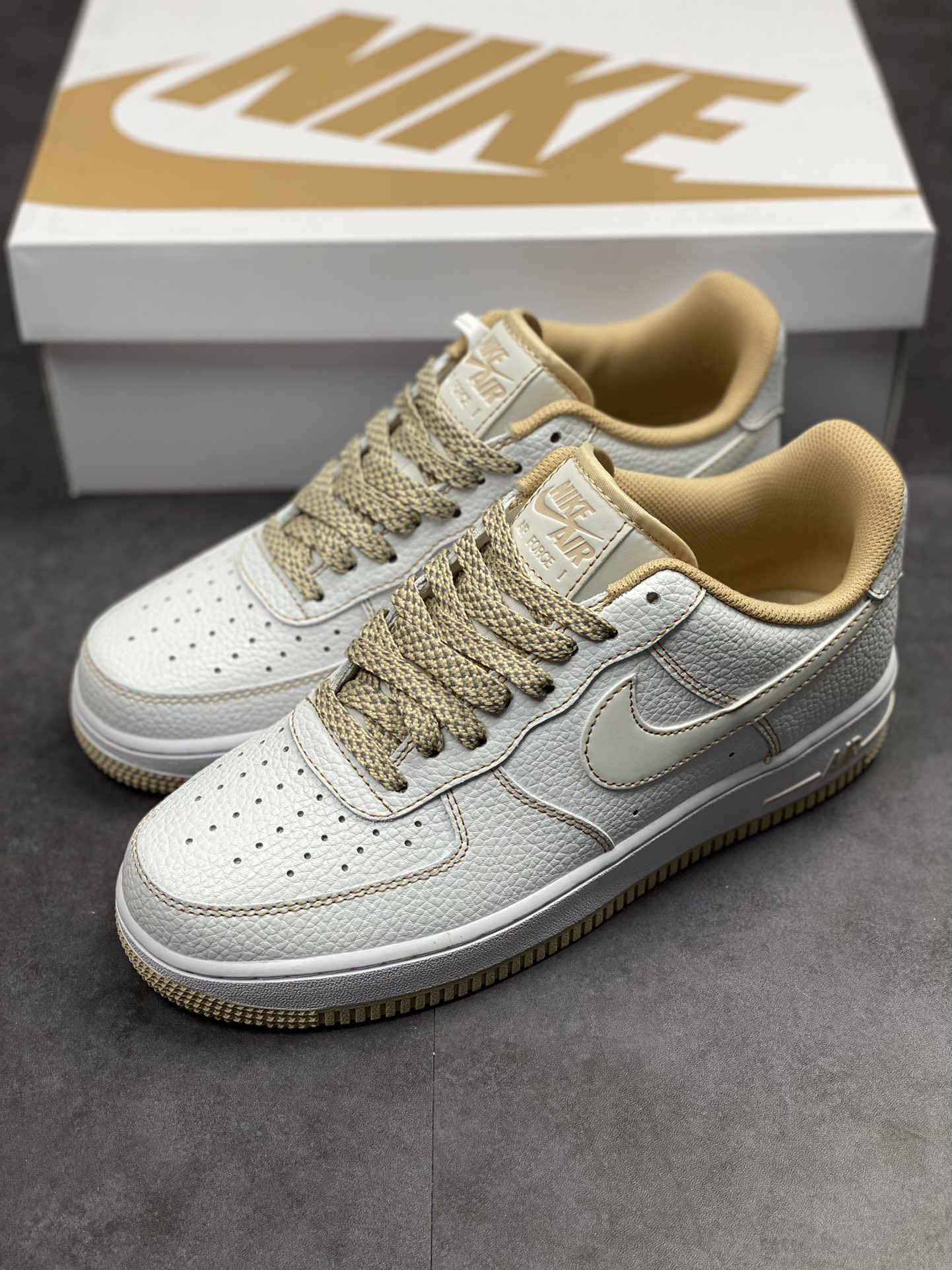 230 Nike Air Force 1 Low 07 白浅棕签名涂鸦 DF3266-053
