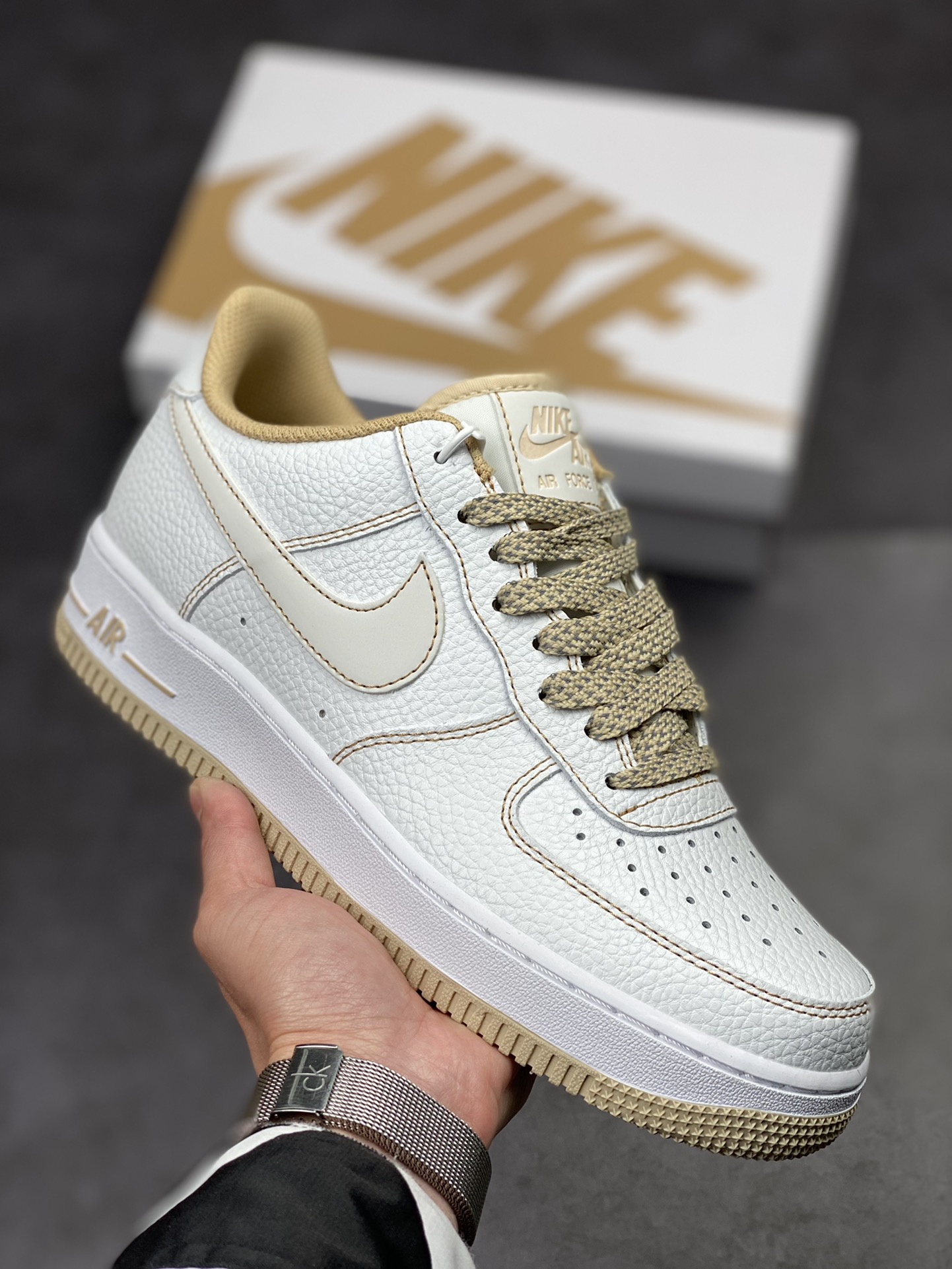 230 Nike Air Force 1 Low 07 白浅棕签名涂鸦 DF3266-053