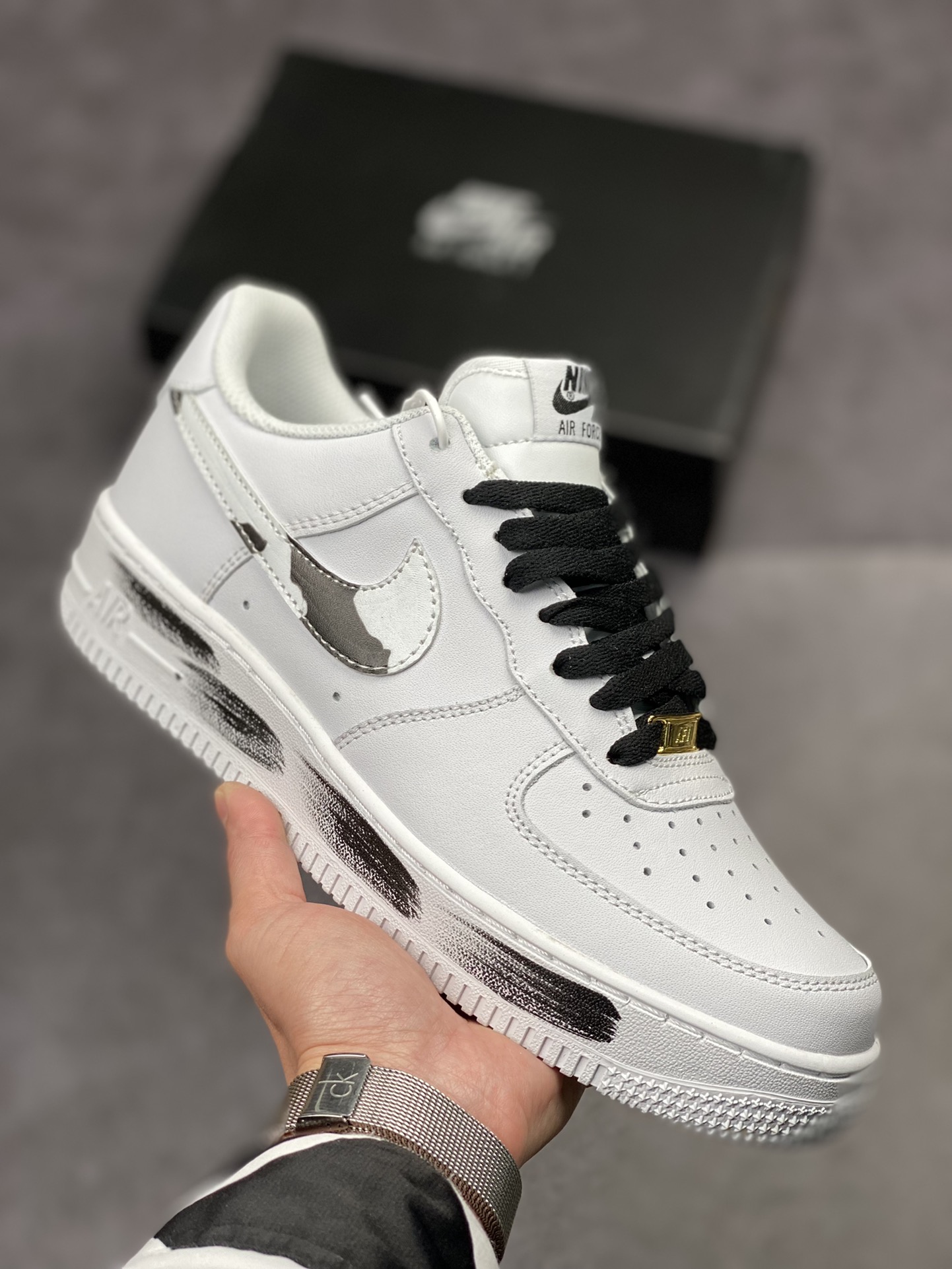 210 Nike Air Force 1 Low 07 白黑涂鸦 DE0023-001