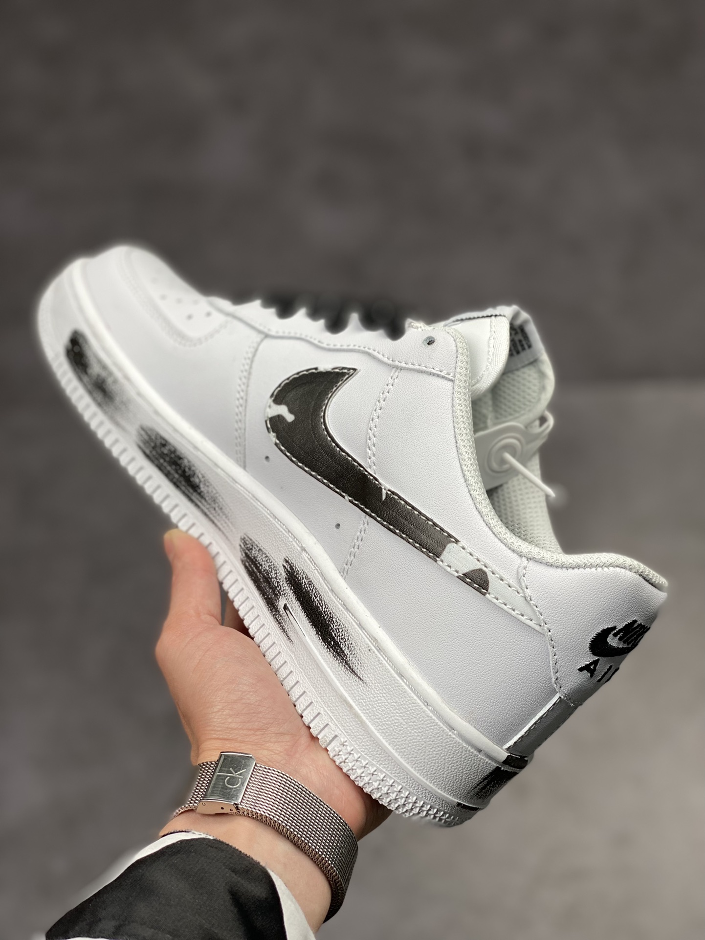 210 Nike Air Force 1 Low 07 白黑涂鸦 DE0023-001