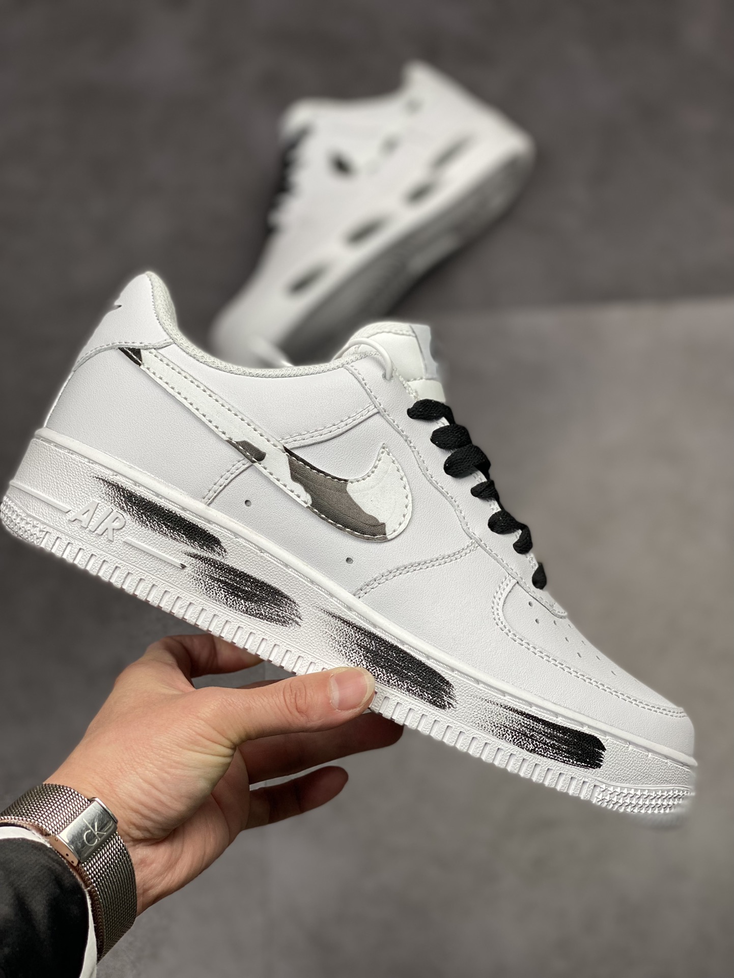 210 Nike Air Force 1 Low 07 白黑涂鸦 DE0023-001