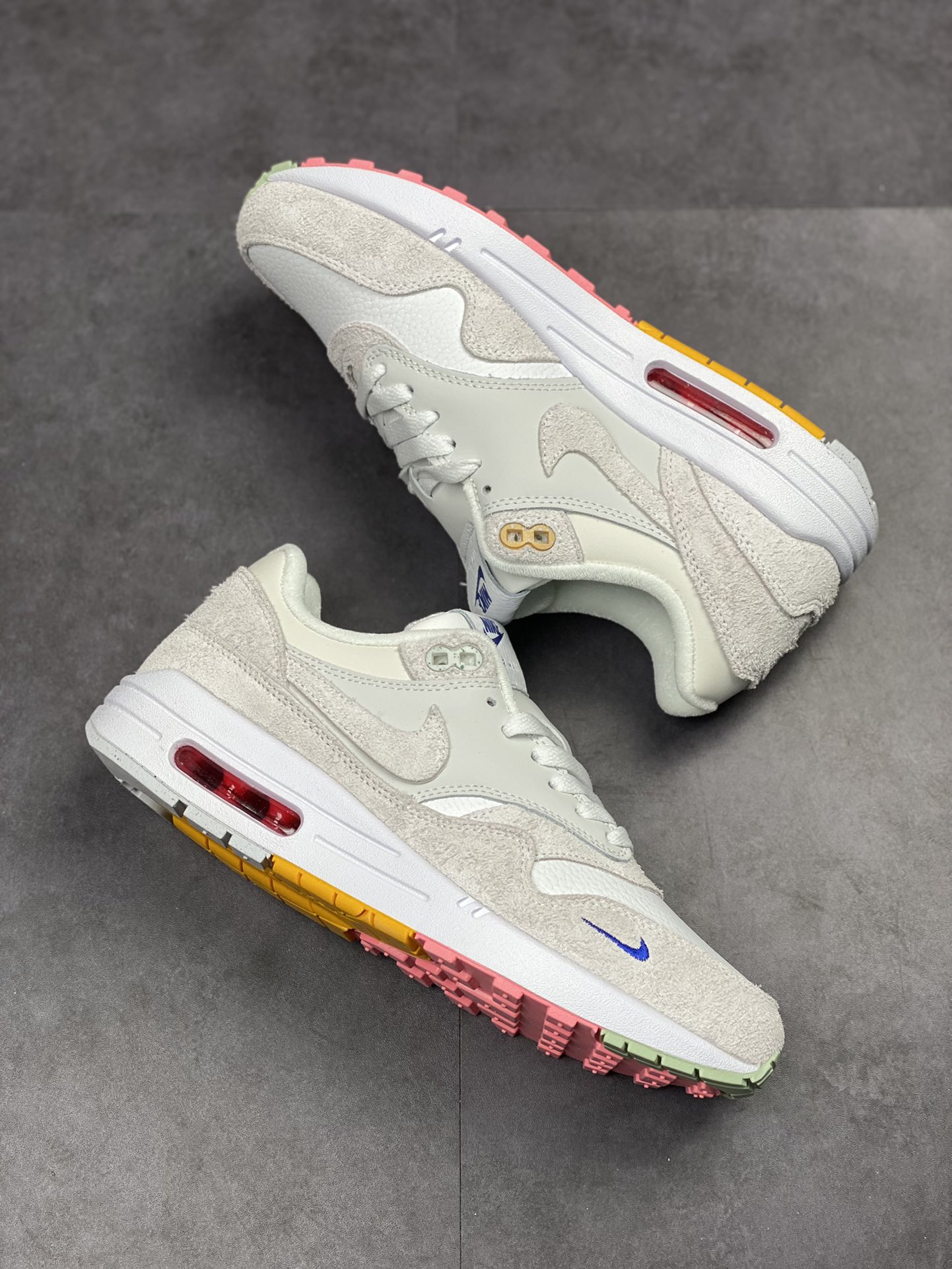 Nike Air Max 1 PRM replica off-white flower spring retro casual running shoes FB4959-121