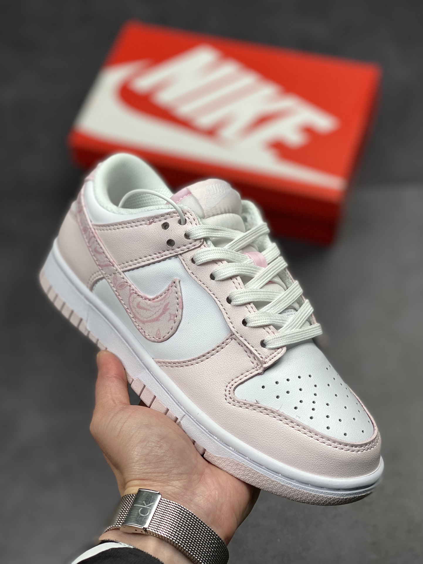 200 Nike Dunk Low Pink Paisley 珍珠粉 FD1449-100