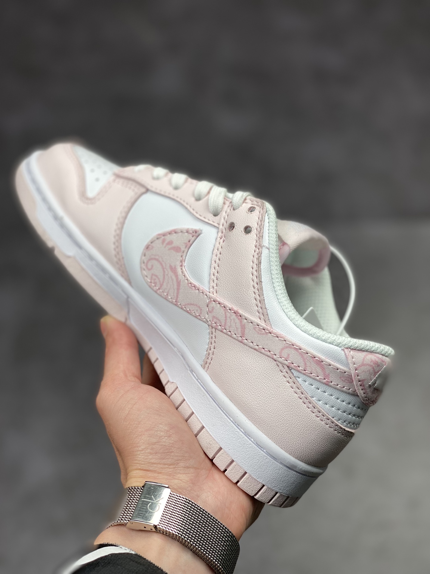 200 Nike Dunk Low Pink Paisley 珍珠粉 FD1449-100