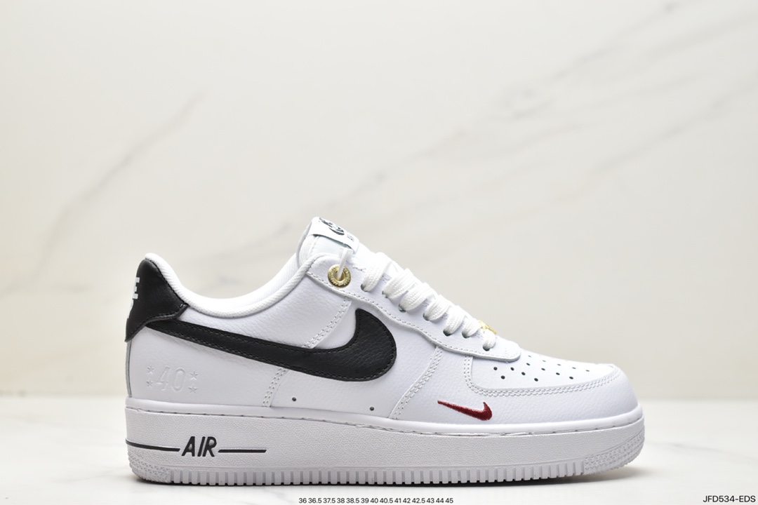 Nike Air Force 1’07”40th Anniversary/White Black”空军一号DQ7658-100