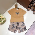 Burberry Clothing T-Shirt Printing Summer Collection Short Sleeve