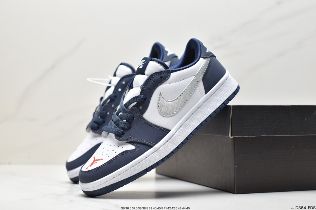 携手传奇滑手 Eric Koston打造Nike SB x Air Jordan 1 Low”Midnight Navy”AJ1乔丹一代低帮CJ7891-400