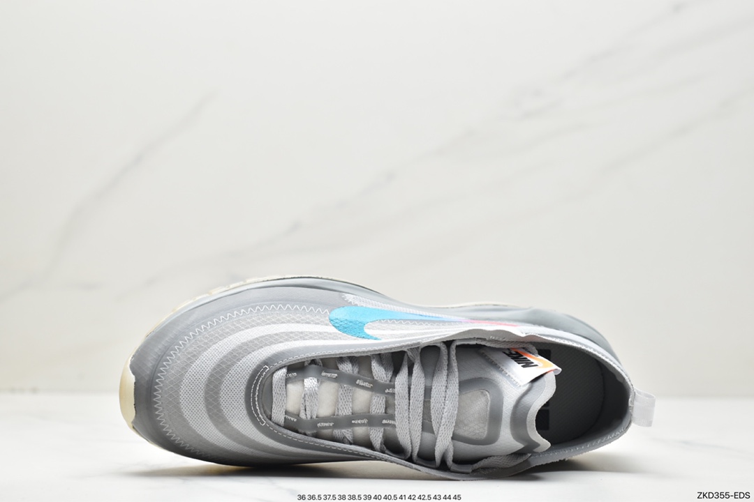 ff-White X Nike Air Max 97 OG OW 子弹限量联名薄荷绿 配色 AJ4585-101