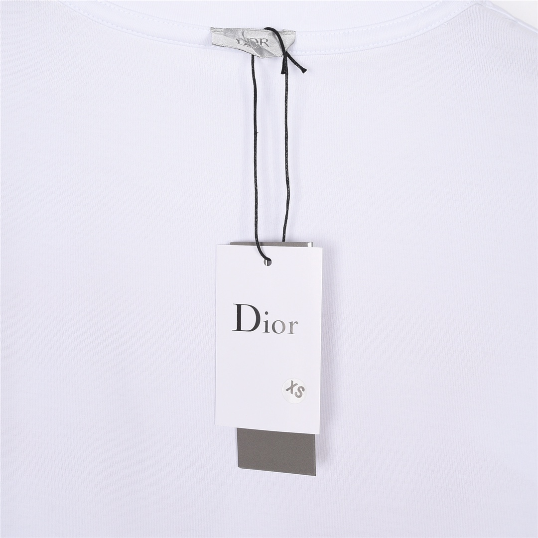 上新170 Dior/迪奥23Fw春夏新款爱心字母logo印花短袖