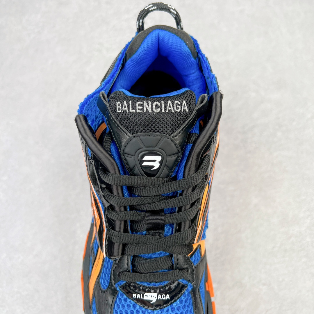 图片[5]-💰460 ＃VG零售版 BALENCIAGA Runner Sneaker 巴黎世家七代慢跑系列低帮复古野跑潮流运动鞋老爹鞋 尼龙和网布材质 磨损效果 鞋头边缘印有尺码 背面浮印尺码 外侧印有跑者徽标 鞋舌刺绣 Balenciaga 品牌标识 鞋跟背面 Balenciaga品牌标识 材质采用65%聚氨酯、35%聚酯纤维 全新 Runner 鞋型轮廓借鉴于 2000 年初的复古线条 搭载大网眼面料制成鞋面基础，由粉色、白色尼龍与橡胶质地覆盖鞋面诠释线条感 当中透过几道手缝线与折损痕更是精准的掌握历经时间淬炼的破旧痕迹 延续其手法至鞋领、鞋跟、鞋带、中底等部分均饰有破损及脏污之貌 尤其是鞋领处与鞋带孔眼条更是采用不规则做旧技术将内容物泡棉随机露出 尺码：35 36 37 38 39 40 41 42 43 44 45 46 编码：by5936030-运动鞋