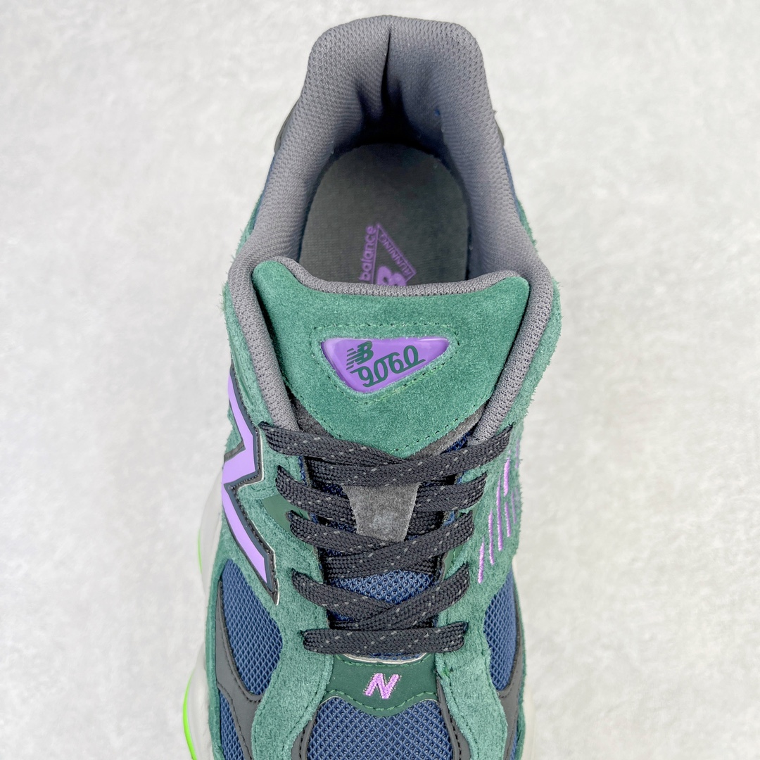 图片[5]-＃纯原特价福利 New Balance NB9060系列 新百伦绒面革网布经典百搭防滑耐磨透气低帮生活休闲鞋 全套原楦原纸板原厂数据开发 进口三明治网面 原装进口翻毛皮料正确绒感卡色 正确中底拉帮中底网布细节 原厂标裁 带紫光防伪 定制后跟透明水晶模块 冲裁组合 大底贴合程度胶水上色把控完美 整洁度挑战全网艺术家 多道序QC把关品质完善 匠心打造 耗时两个月开发完成 工艺极其复杂难度可想而知 新开独立私模大底 全网唯一正确六层组合大底 高端零售专供产物 尺码：36 37 37.5 38 38.5 39 40 40.5 41 42 42.5 43 44 45 46.5-选品中心