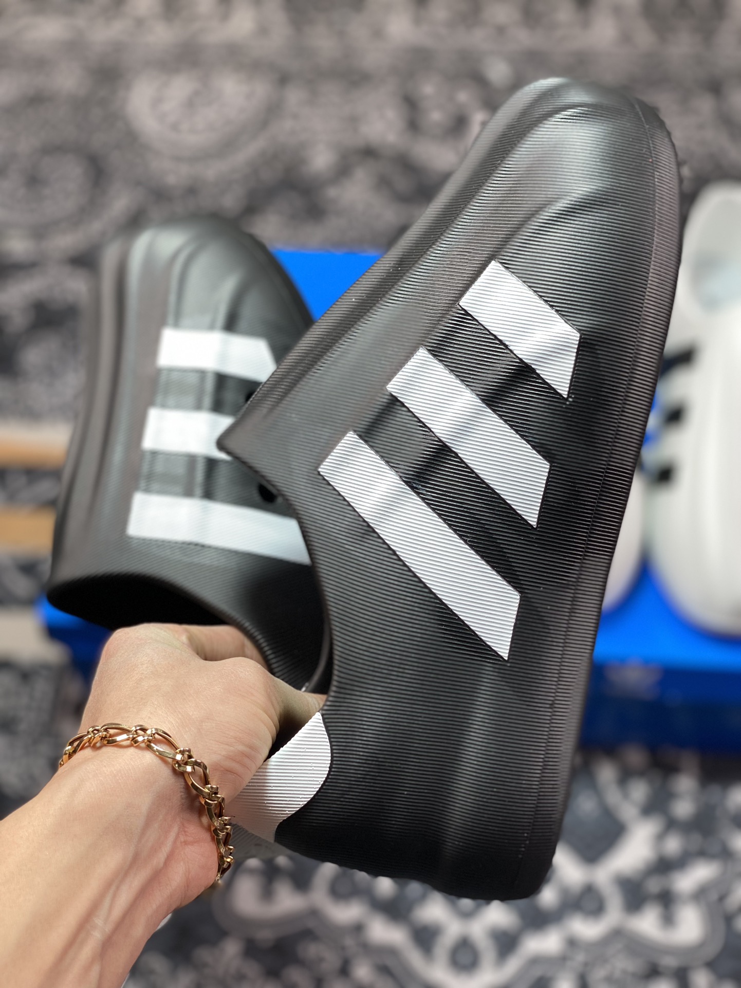 Adidas adiFOM Superstar ”Black/Cloud White” shell-front duck paw shoes ”Black and White” HQ8752