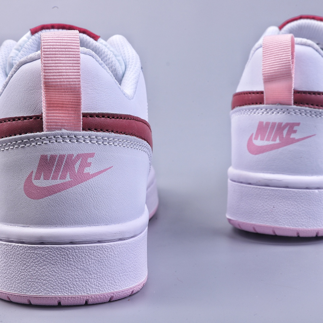 200 韩国原单 Nike Court Borough Low 2 FP（GS） 低帮百搭透气休闲运动板鞋 BQ5448-120