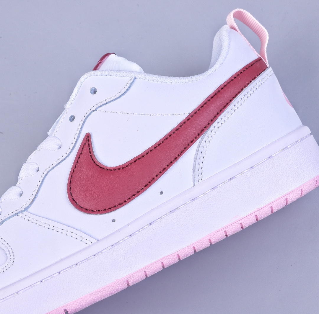 200 韩国原单 Nike Court Borough Low 2 FP（GS） 低帮百搭透气休闲运动板鞋 BQ5448-120
