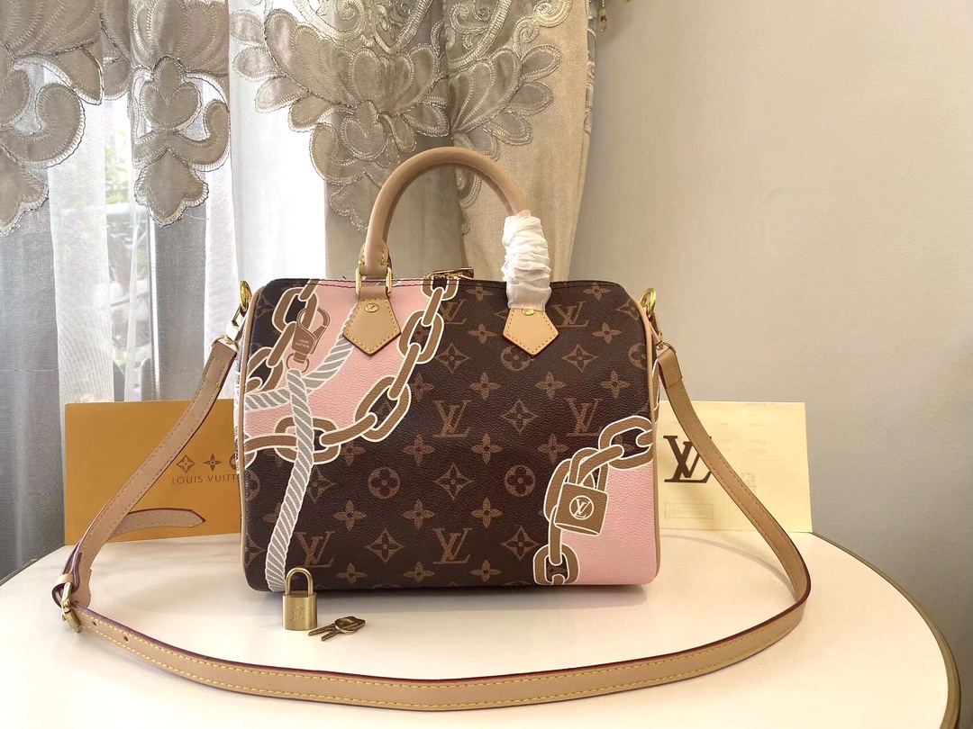 Louis Vuitton LV Speedy Bags Handbags Monogram Canvas Fashion M40473