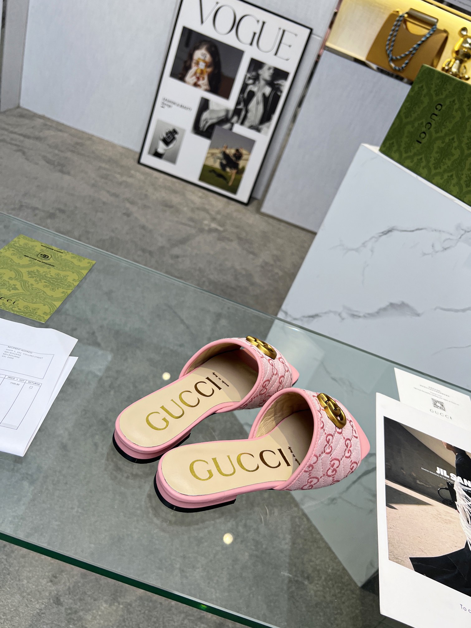 Suela de caucho. Suela de cuero genuino yuanes. GUCCI últimas telas, amortiguar el pie, forro, piel 