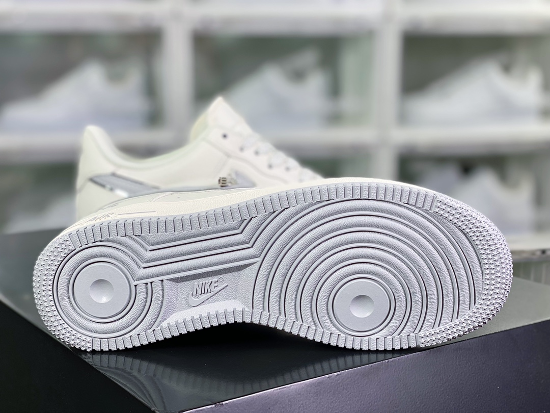 260 Air Force 1’07 Low”White/Grey/Silver”空军一号板鞋“皮革白灰银小钩”BM1996-033