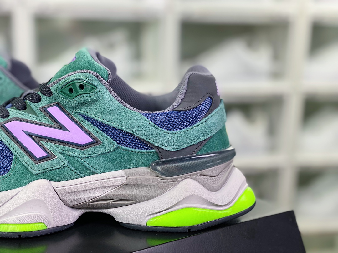 230 【NB新百伦New Balance】 9060”Forest Green/Purple/Volt”系列复跑步鞋“深林绿紫荧光绿”U9060GRE