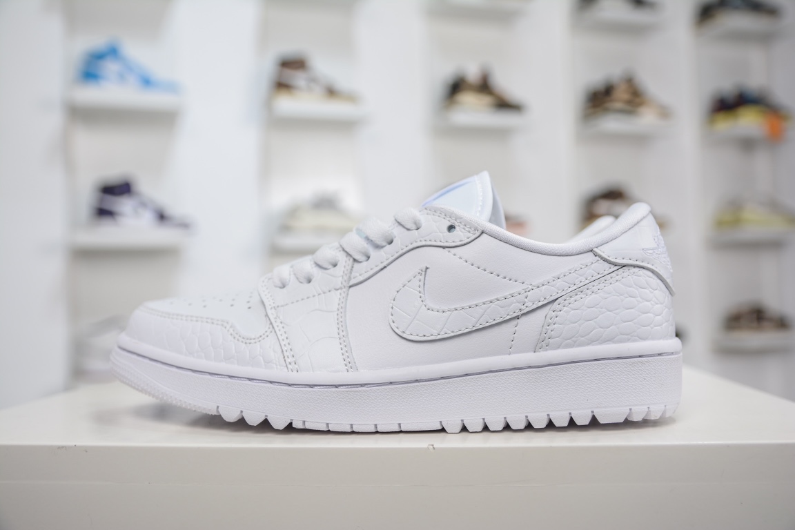 原装 Air Jordan AJ1 Low Golf 低帮 高尔夫纯白 DD9315-110