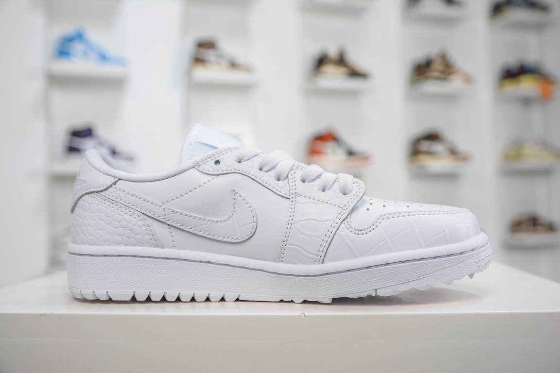 原装 Air Jordan AJ1 Low Golf 低帮 高尔夫纯白 DD9315-110