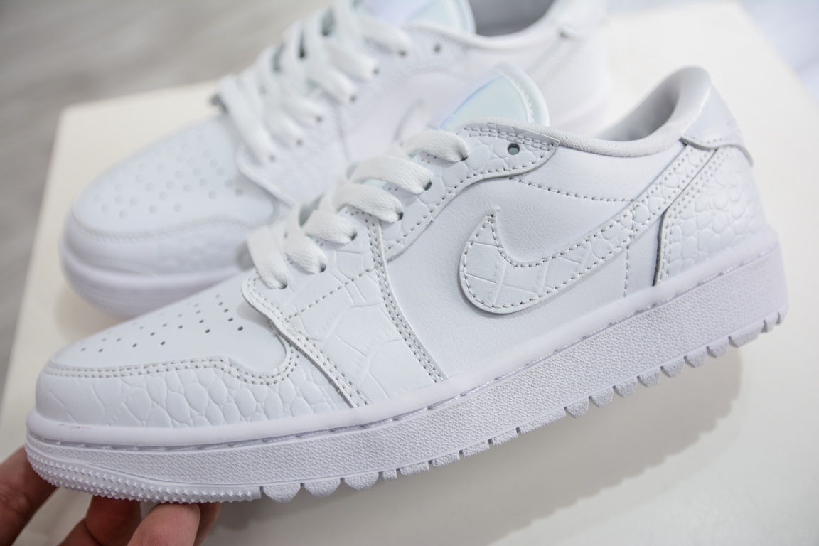 原装 Air Jordan AJ1 Low Golf 低帮 高尔夫纯白 DD9315-110