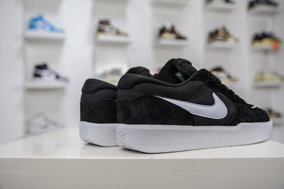 Nike SB Forcce 58 黑白 复古休闲男女板鞋 CZ2959-001