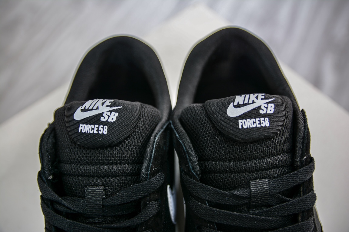 Nike SB Forcce 58 黑白 复古休闲男女板鞋 CZ2959-001