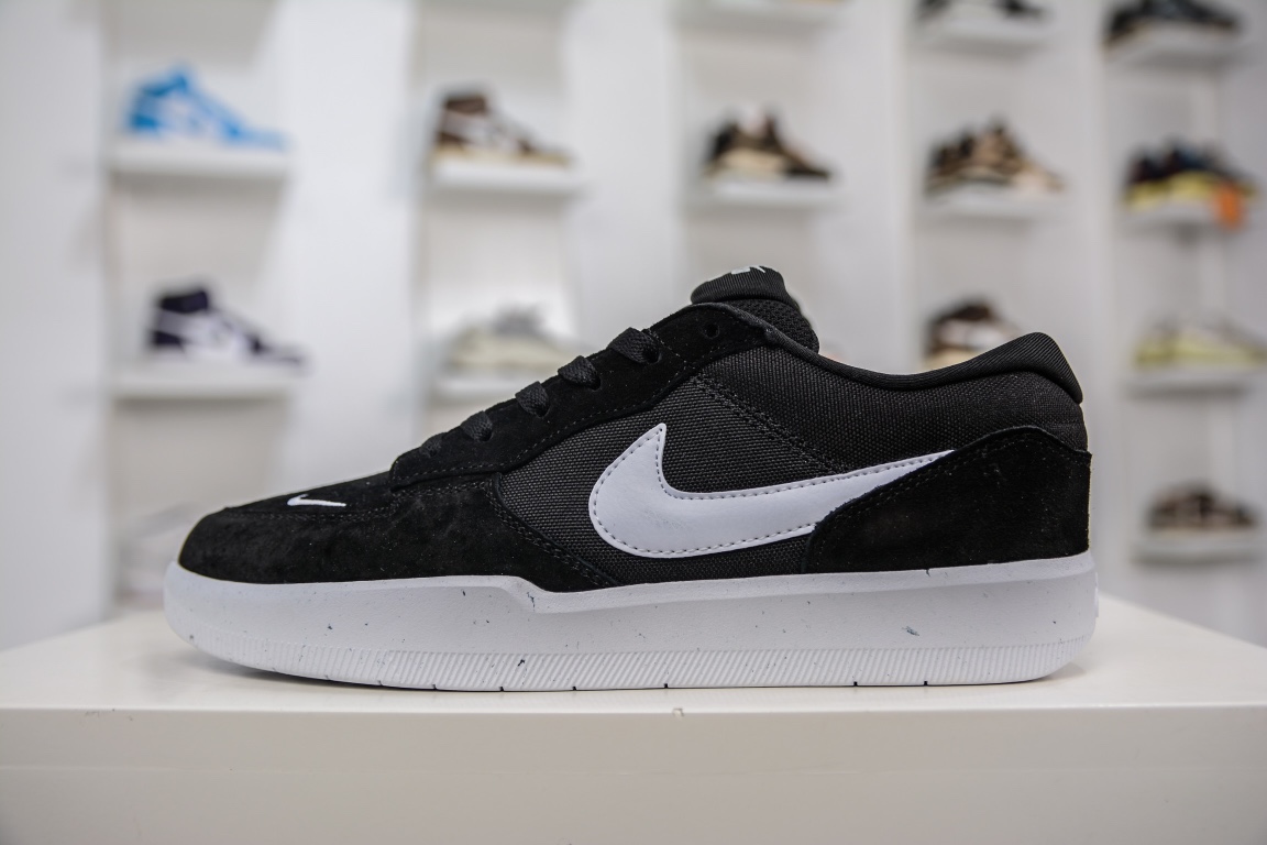 Nike SB Forcce 58 黑白 复古休闲男女板鞋 CZ2959-001