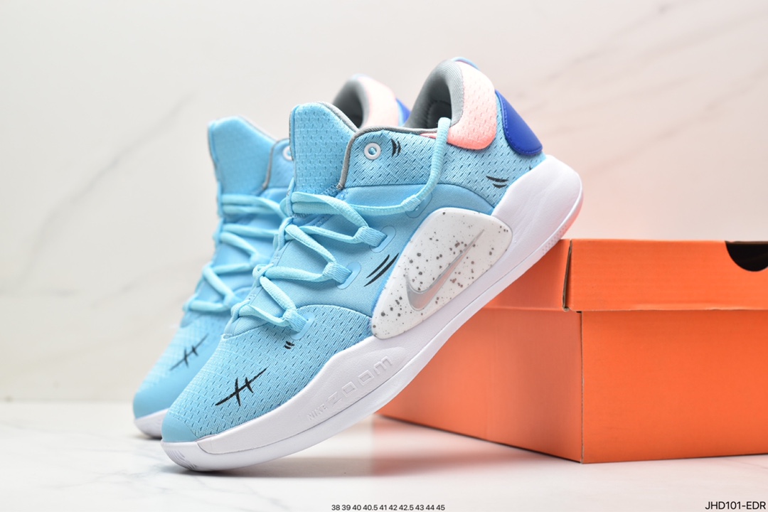 190 Nike Hyperdunk X low TB HD2018 实战篮球鞋 黑紫 AR0465-100