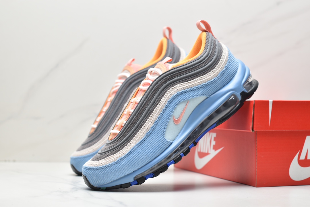 耐克NIKE AIR MAX 97 液态黑银 AT5458-001