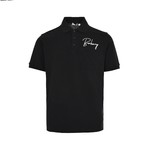 Burberry Abbigliamento Polo T-Shirt Nero Blu Ricamo Maniche corte