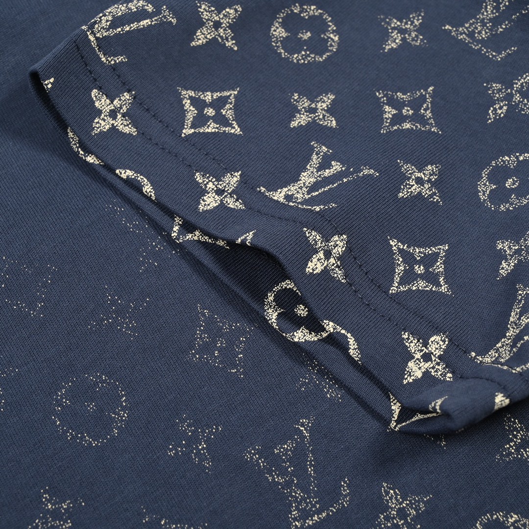 Louis Vuitton/路易威登 22ss 渐变满印老花印花短袖