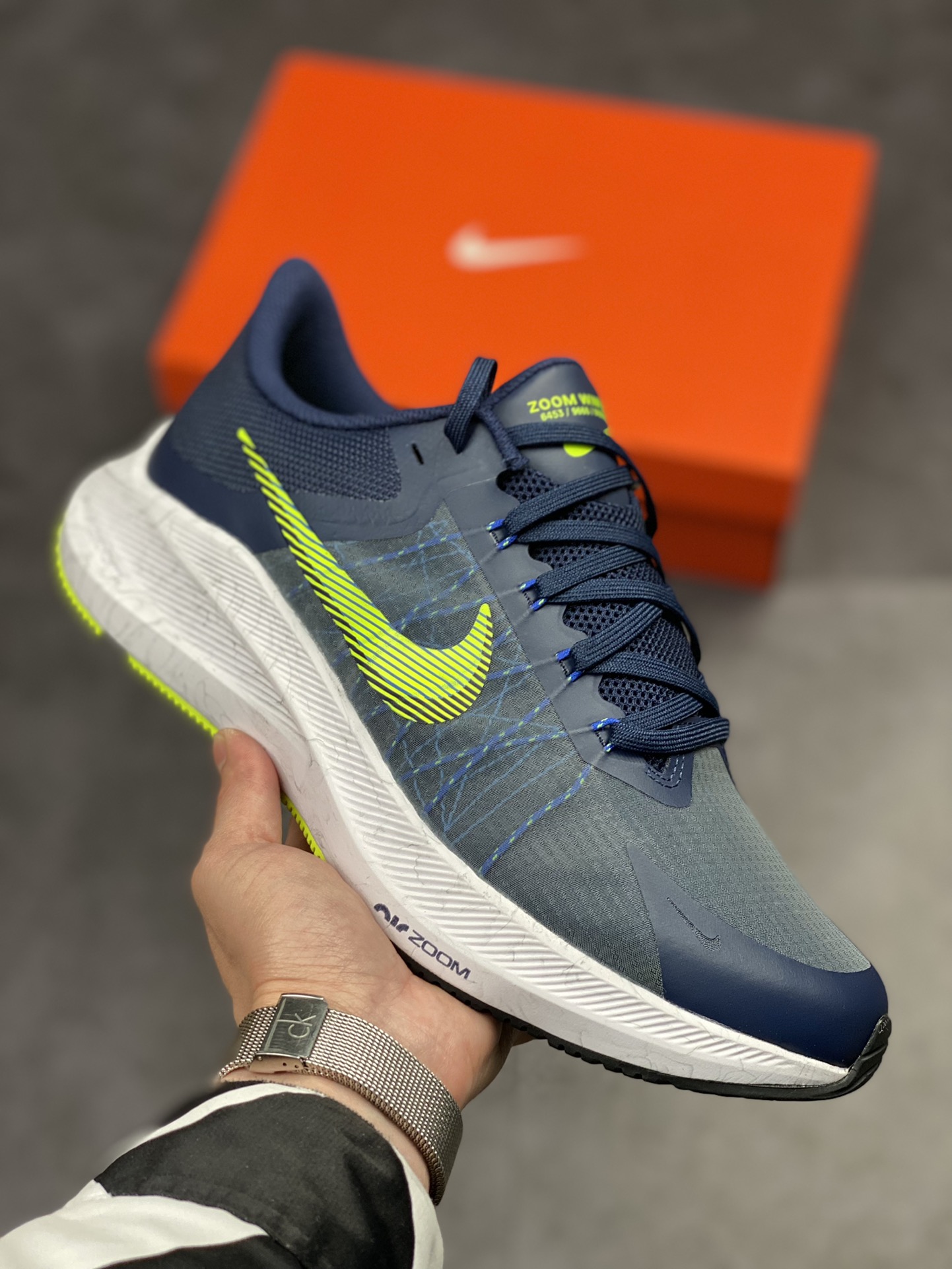 190 Nike Air Zoom Winflo 8 白绿蓝 CW3419-401