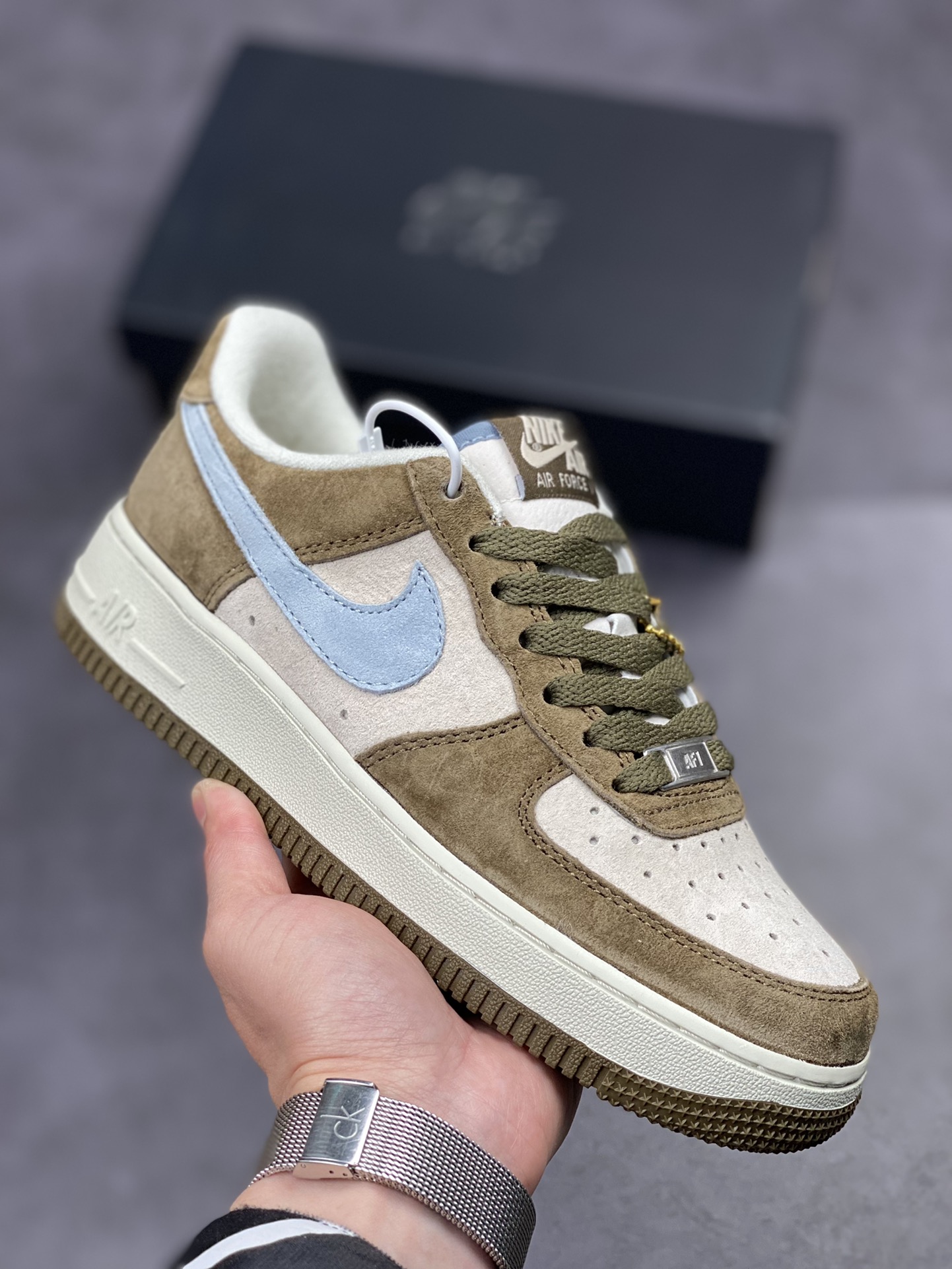 240 Nike Air Force 1 Low 07 青苔绿麂皮 ZB2121-101