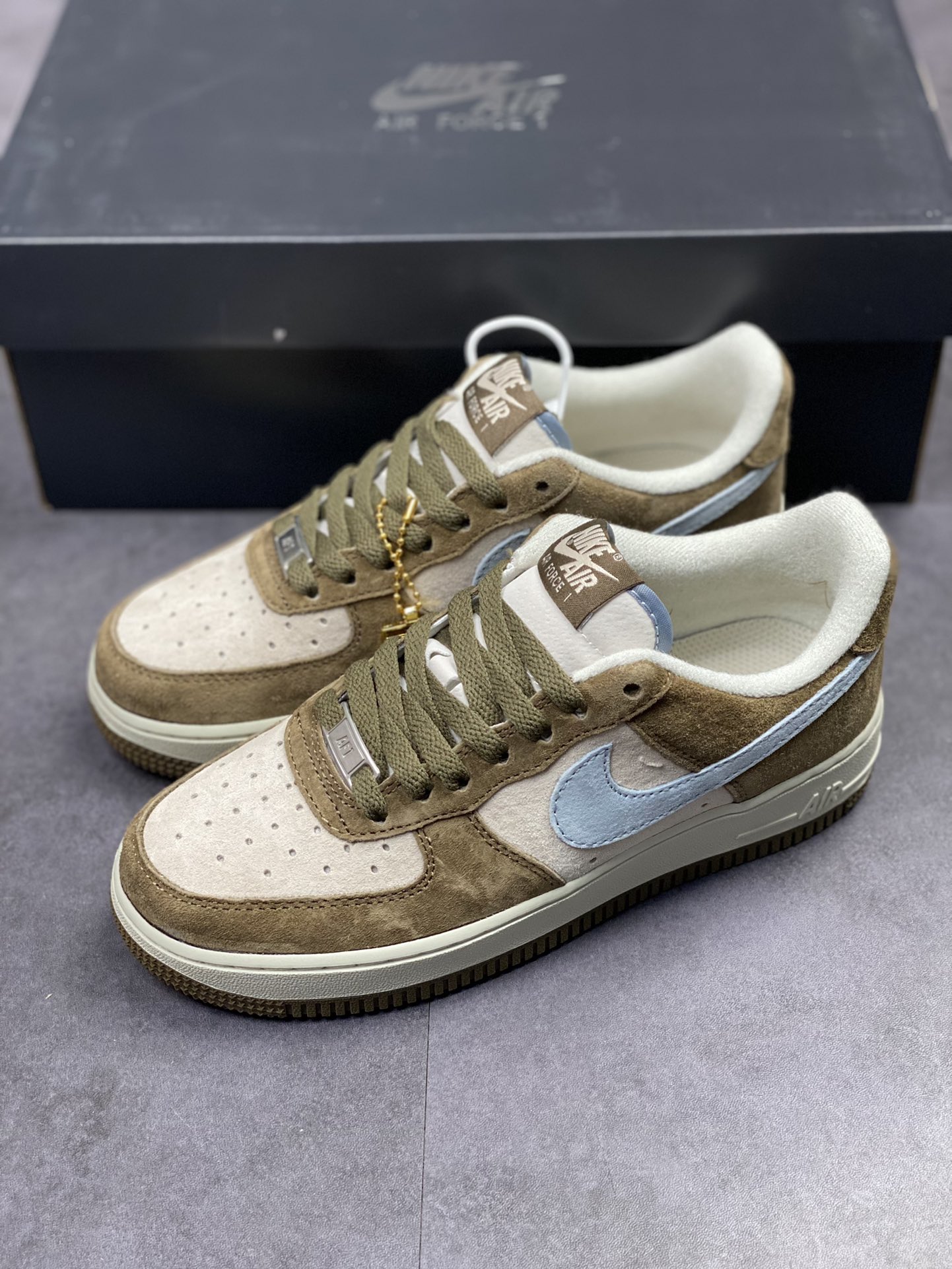240 Nike Air Force 1 Low 07 青苔绿麂皮 ZB2121-101