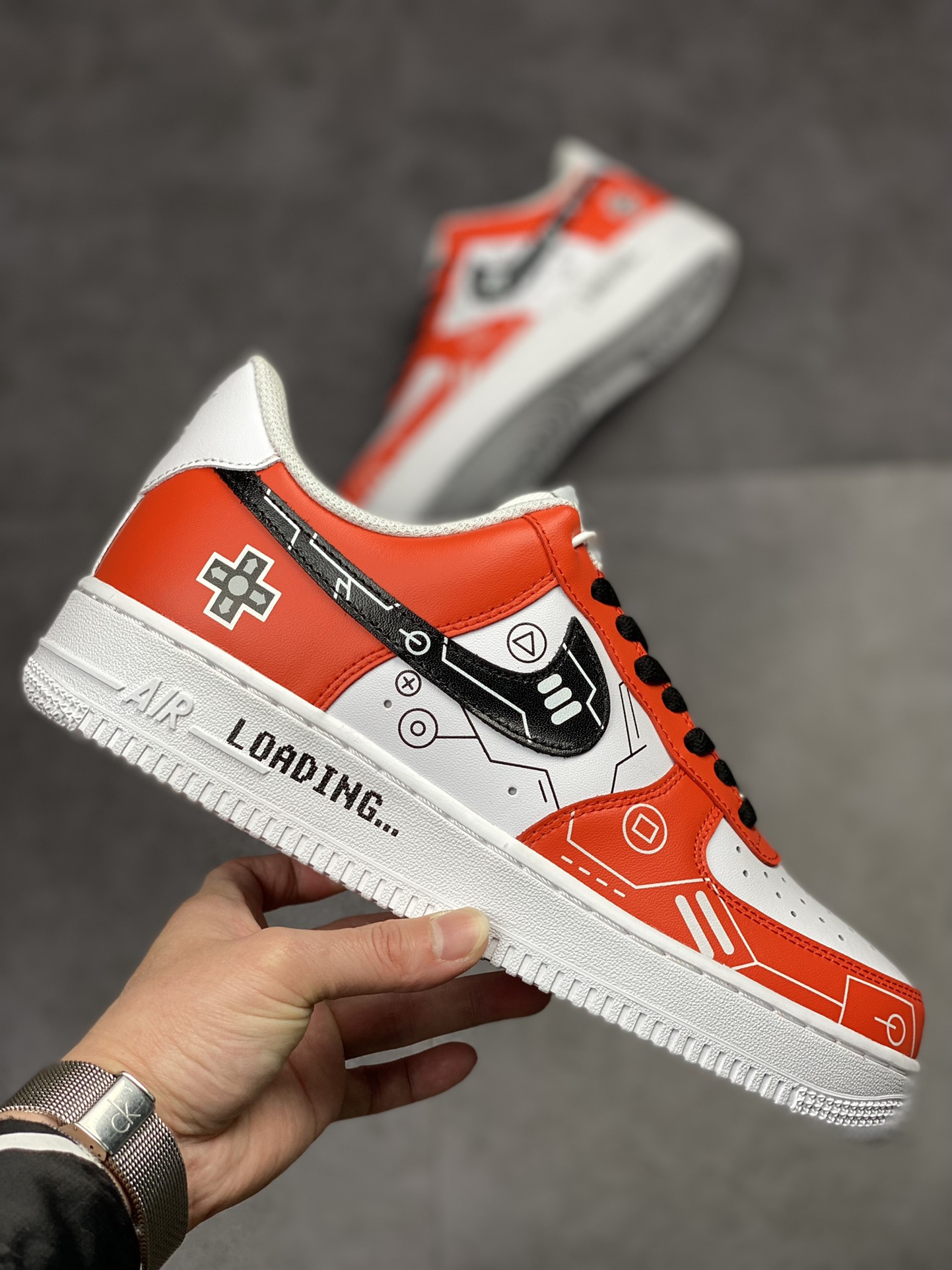 240 Nike Air Force 1 Low 07 白红电玩主题 CW2288-112