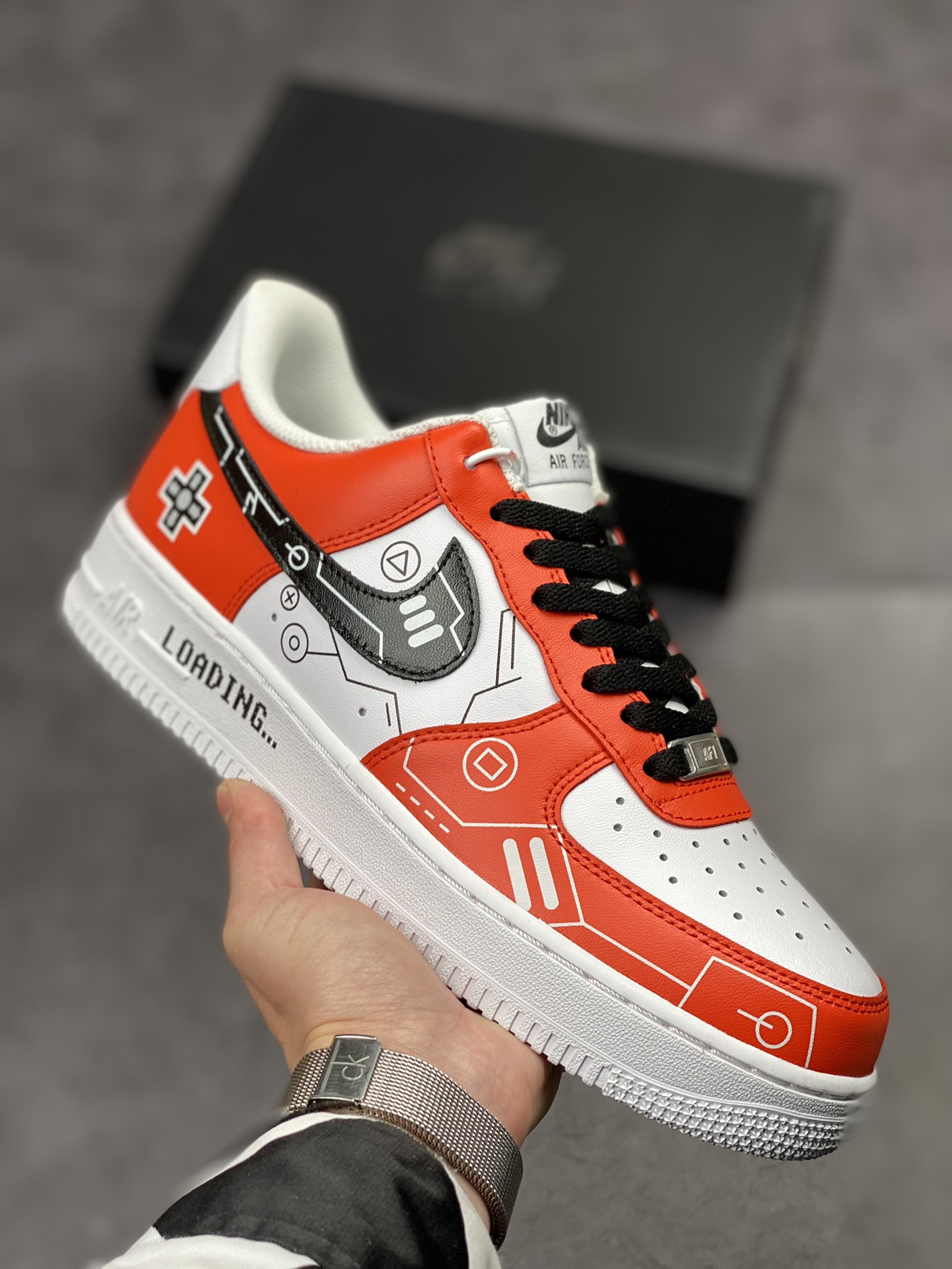 240 Nike Air Force 1 Low 07 白红电玩主题 CW2288-112