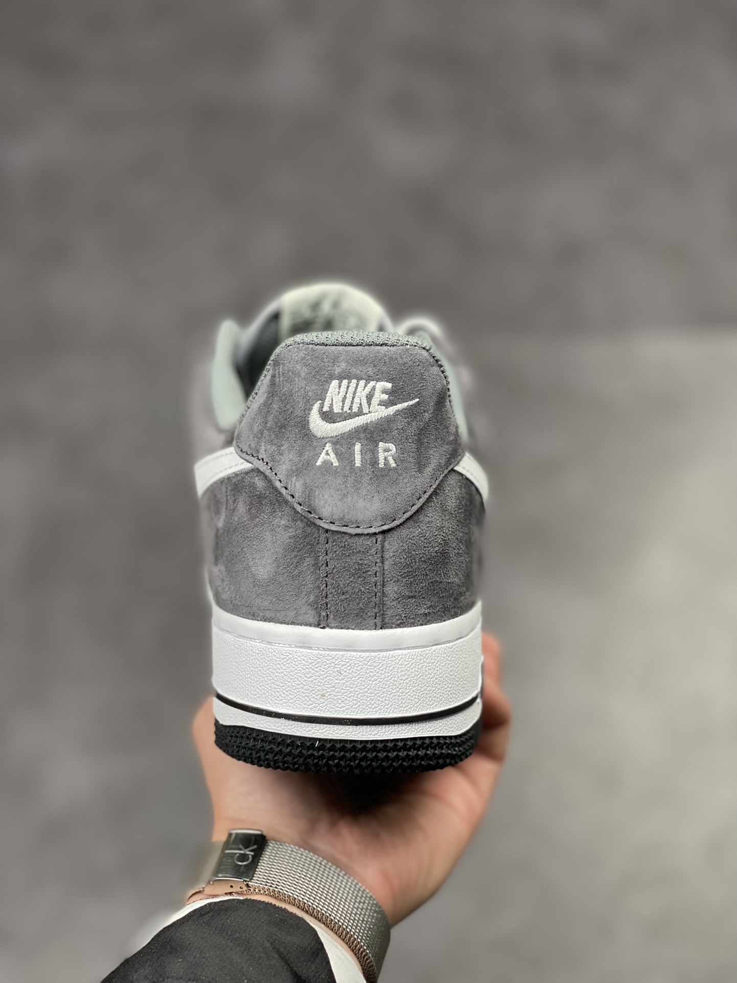 250 Nike Air Force 1 Low 07 白黑灰翻毛 NT9966-336